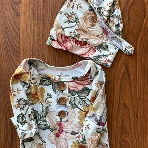 Caden Lane Gown and Hat NWOT